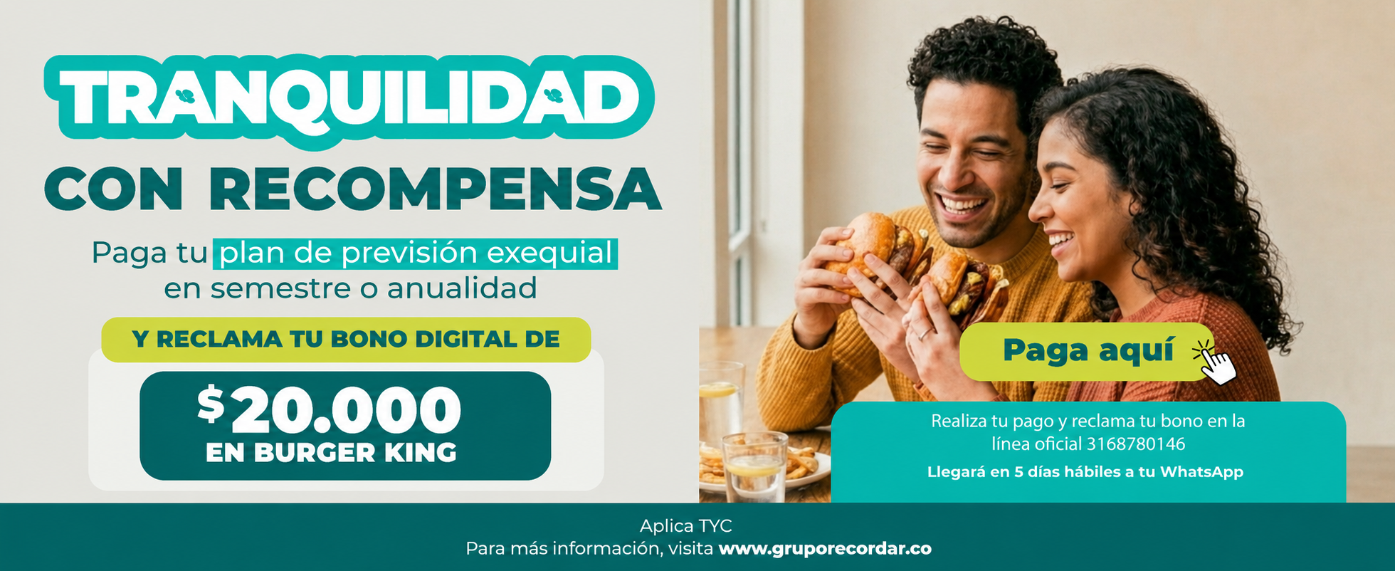 Campaña “TRANQUILIDAD CON RECOMPENSA”