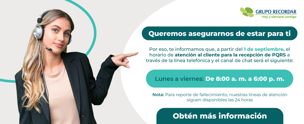 Horarios de atención