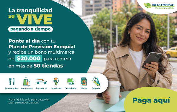 "LA TRANQUILIDAD SE VIVE PAGANDO A TIEMPO”