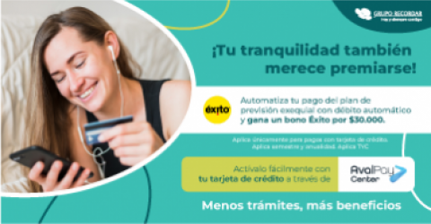 Activa tu débito automático y gana