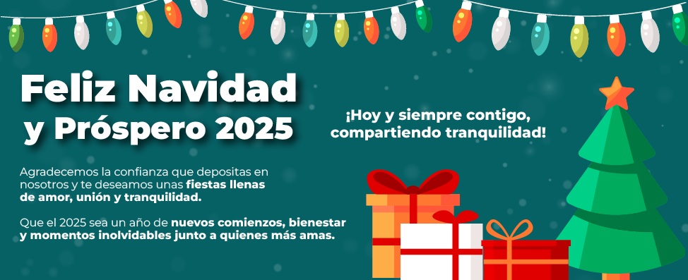 Feliz navidad y prospero 2025